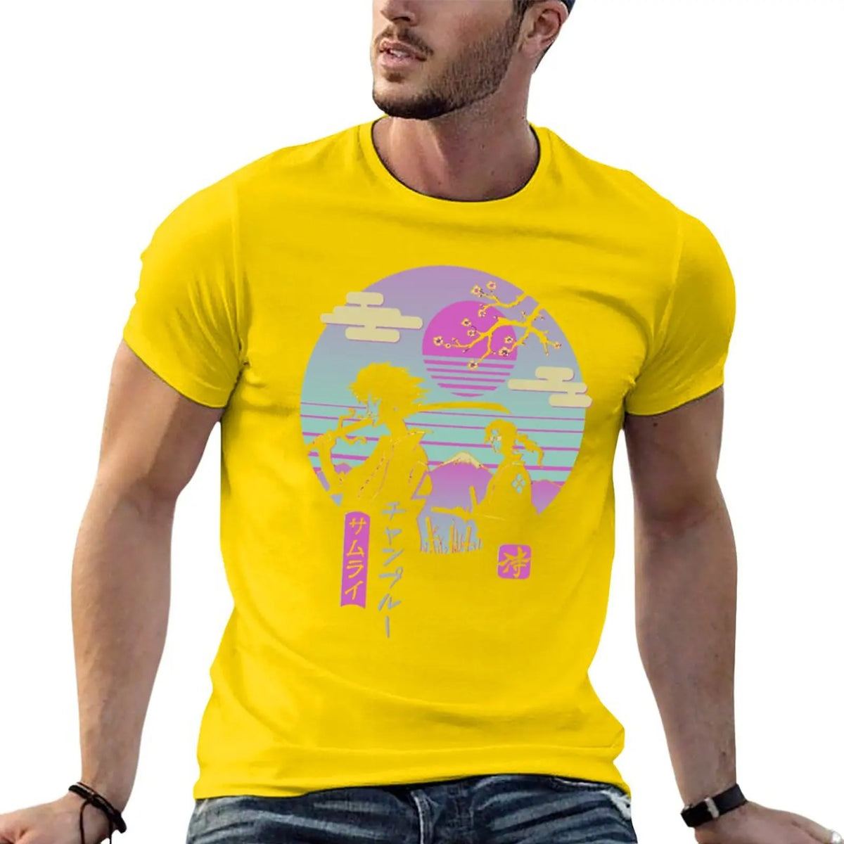Samurai Champloo: T-shirt new edition summer top customs vintage mens t shirts casual stylish