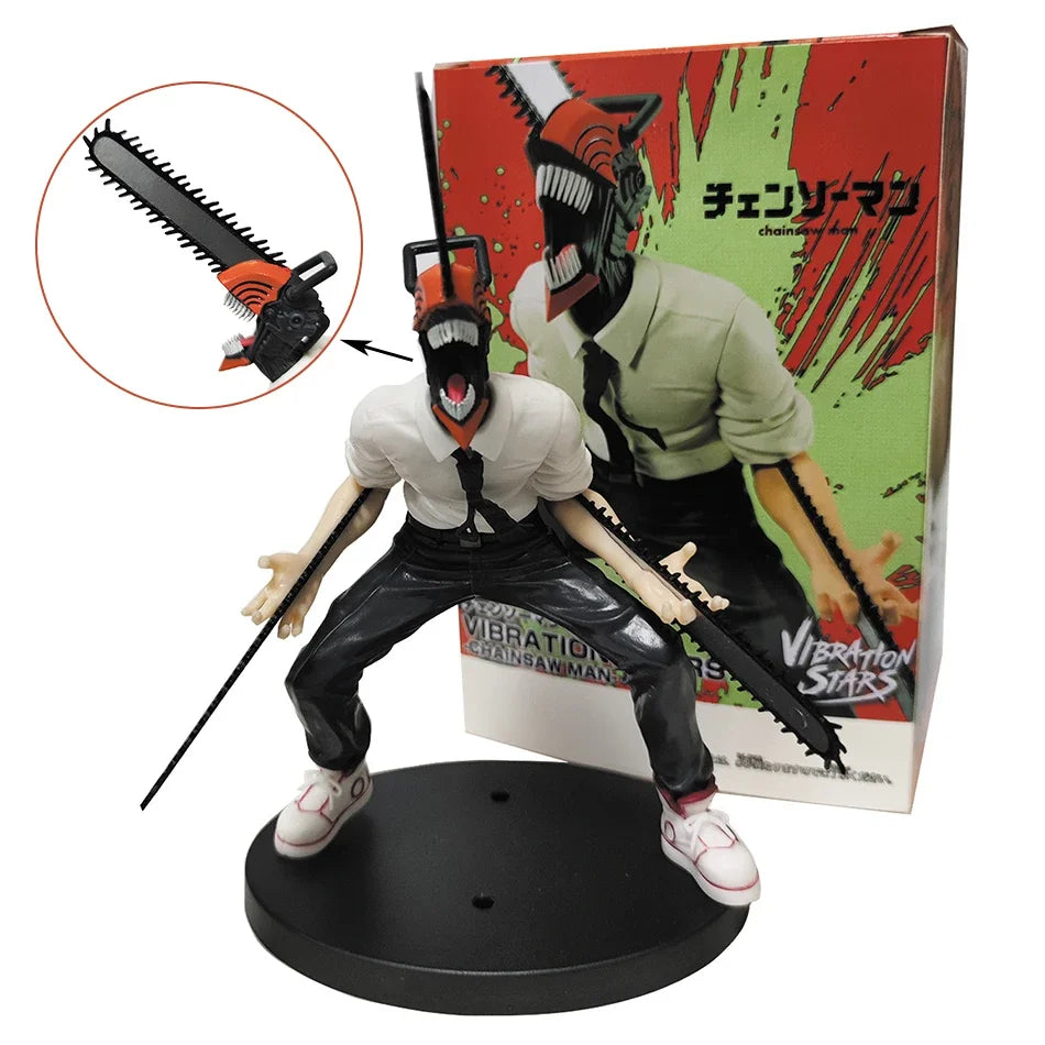 Chainsaw Man: Hot 18cm  Anime Figure Power Denji Action Figure PVC Chainsaw Man Power Figurine PVC Adult Collection Model Doll Toy
