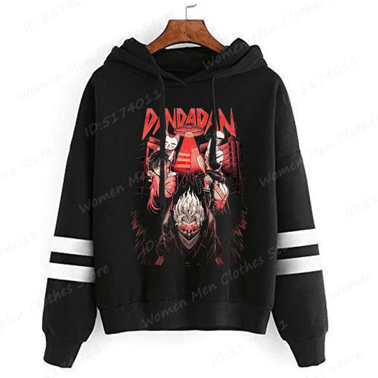 Dandadan: Okarun Hoodies Women Hooded Hoodie Funny Anime Print Sweatshirt Dandadan Graphic Casual Streetwear Hooded Pullovers