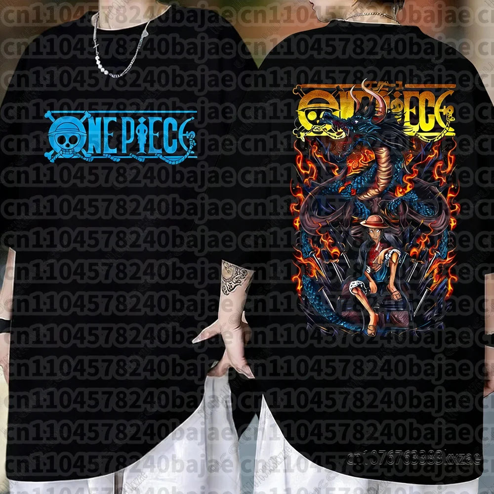 One Piece: Monkey D Luffy Anime T Shirt Men Women Summer Cotton Short Sleeve Tee Cartoon Print Streetwear Casual Graphic Top 2026