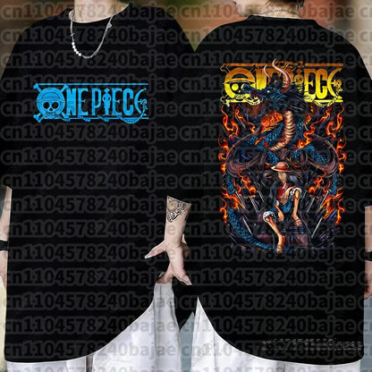 One Piece: Monkey D Luffy Anime T Shirt Men Women Summer Cotton Short Sleeve Tee Cartoon Print Streetwear Casual Graphic Top 2026