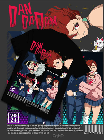 Dandadan: Okarun T-shirt Evil Eye Season 2 Graphic Men Women Anime Manga Oversized Y2k T-shirt High Quality Casual Loose Top Tee