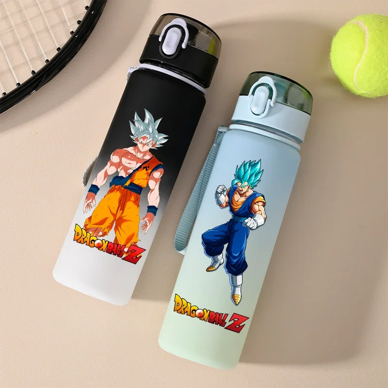 Dragon Ball : 550ml Son Goku SaiyanOutdoor Sports Portable Large Capacity Water Bottle Drinking Water Cup Holiday Childrens Gifts