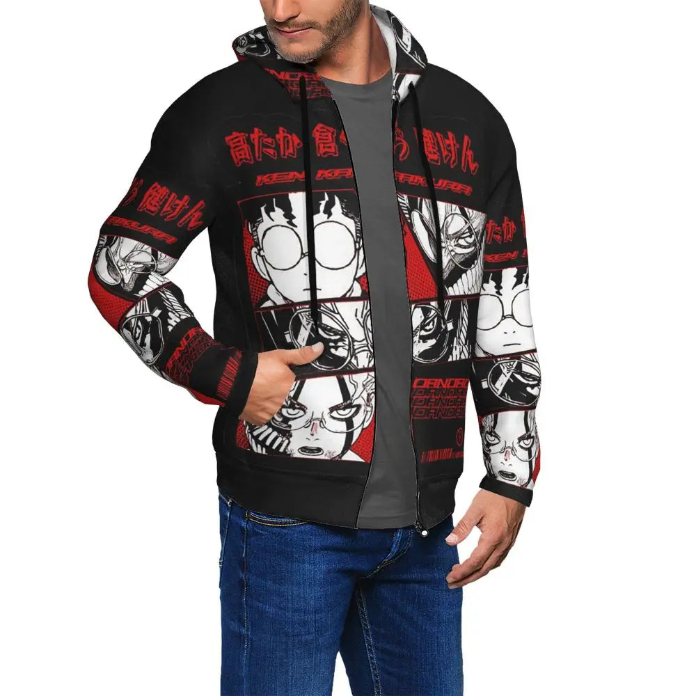 Dandadan: Zipper Hoodies Hip Hop Pullover Autumn Winter Men Women Sweatshirts Long Sleeve Tops
