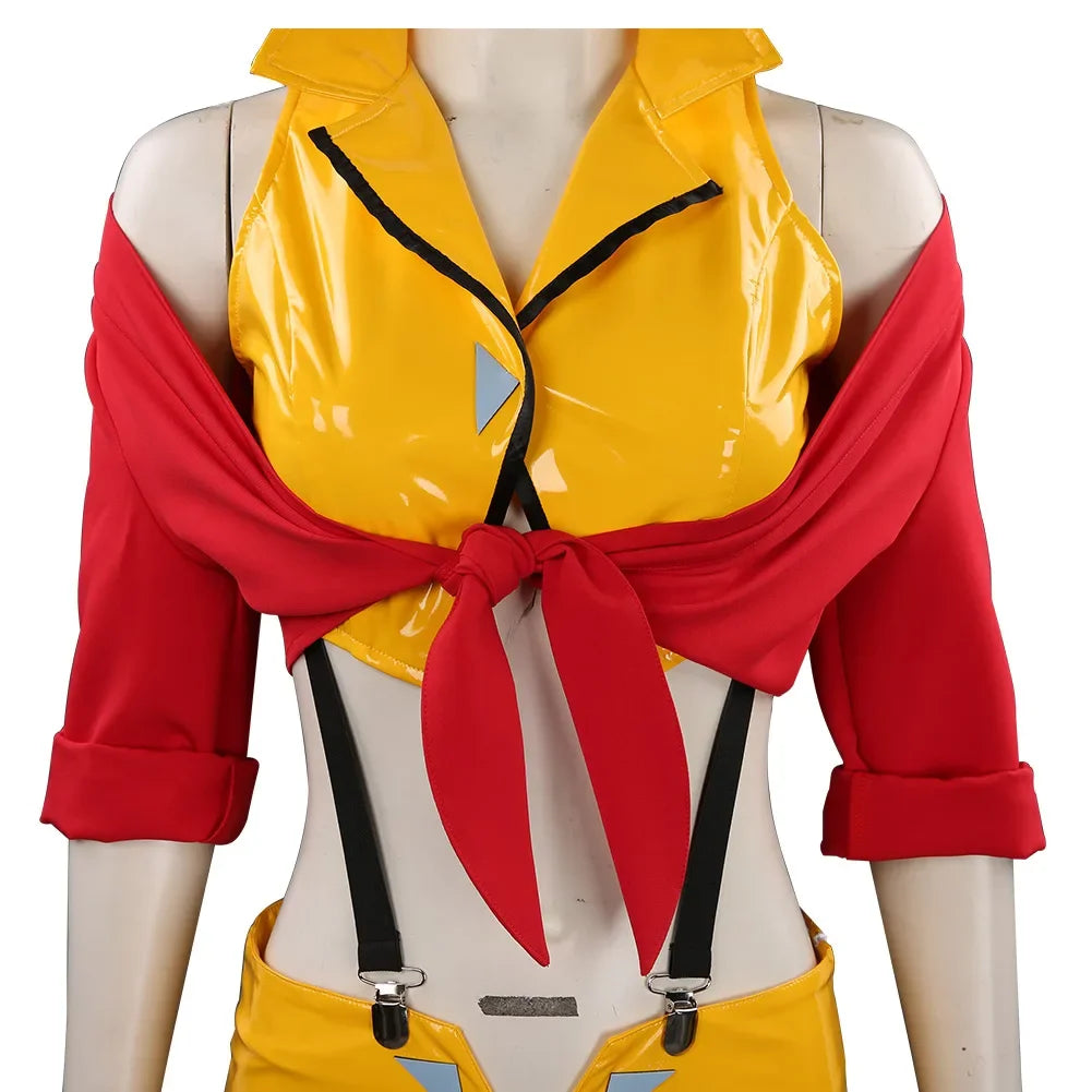 Cowboy Bebop: Cosplay MINISO Faye Valentine Fantasy Anime Costume Disguise Adult Women Cosplay Roleplay Fantasia Outfits Female
