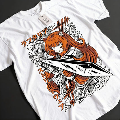 The Rising of The Shield Hero: Shirt Naofumi T-shirt Anime T-shirt Men's and Women's Summer Cotton Comfortable Loose Fashion Top