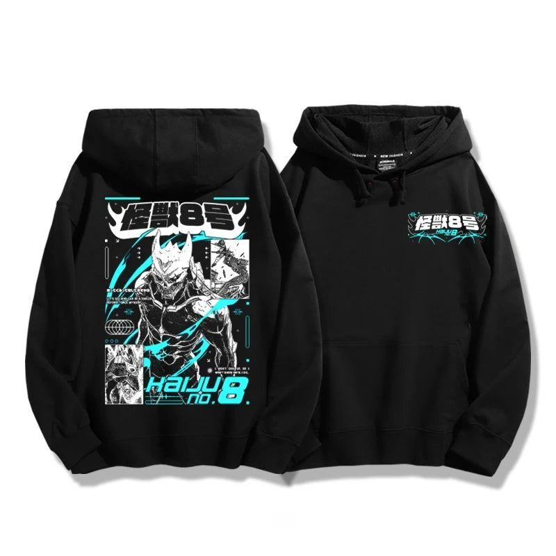 Kaiju No. 8: hoodies Cosplay sweatshirts y2k clothes Man Women hoodie Spring/Autumn Tops Harajuku Boy girl hoodies