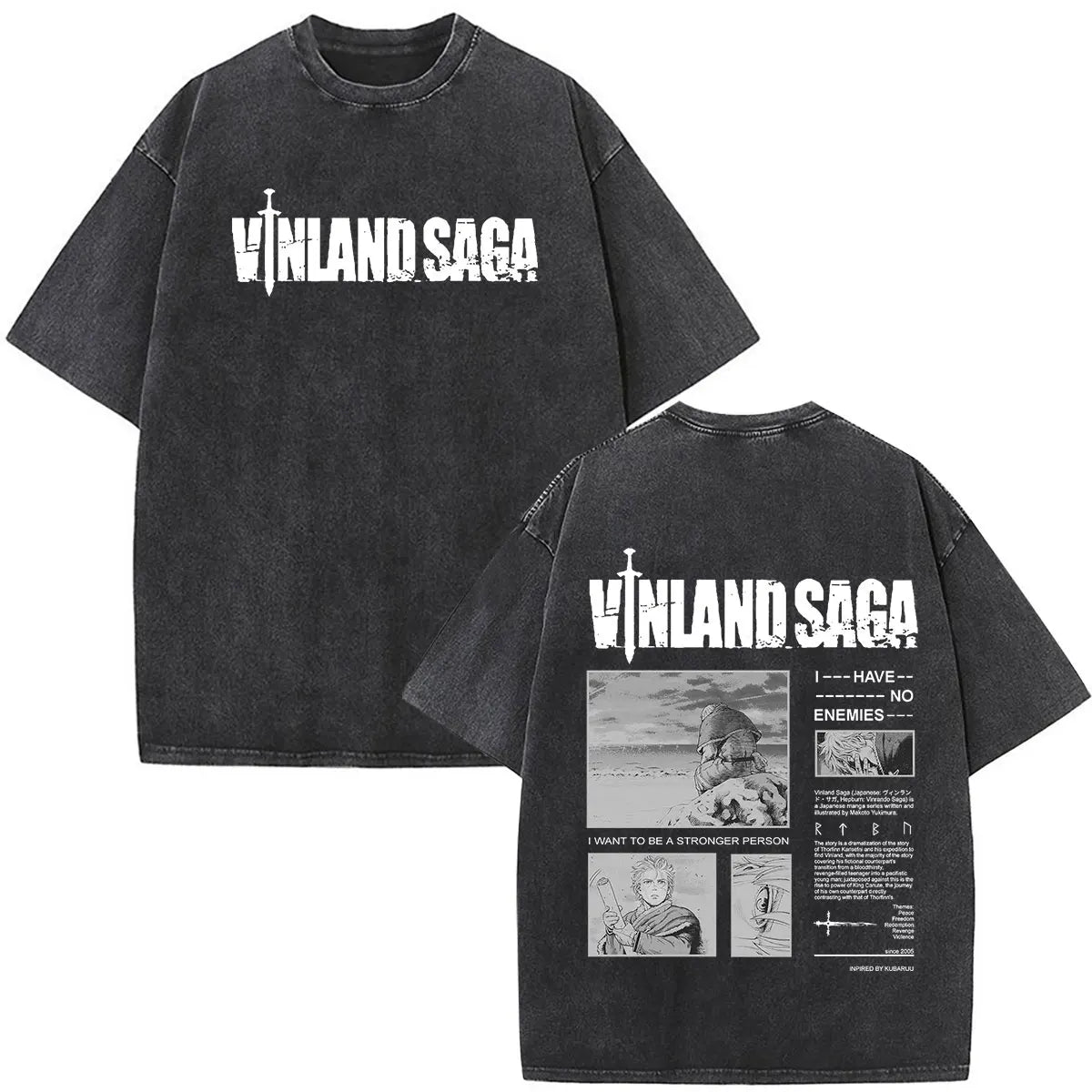 Vinland Saga: Manga Thorfinn Karlsefni T Shirt Men's Women Summer Fashion Casual O-Neck Oversized T-shirts