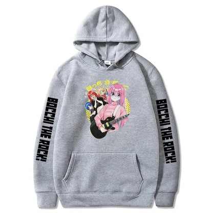 Bocchi The Rock: Oversized Unisex Anime Lover  hoodies personality Clothes hot product high quality sweatshirt Sports Graphic top