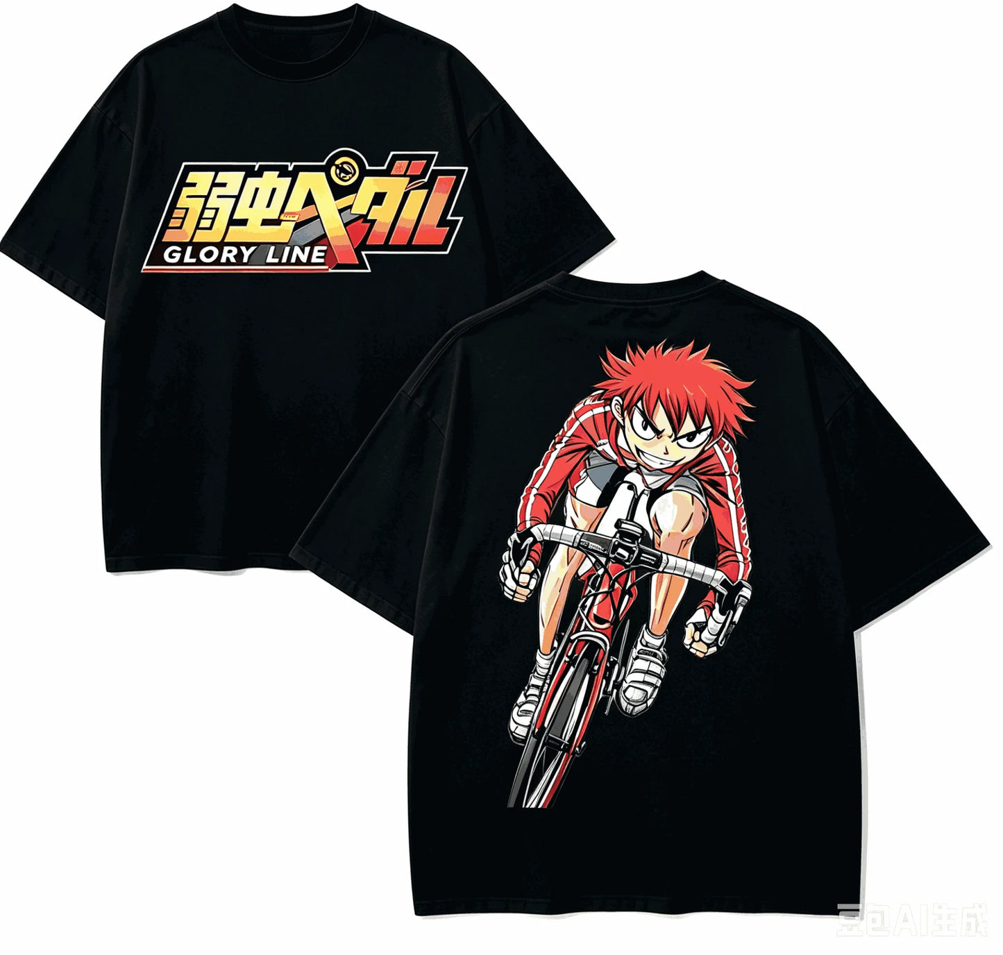 Yowamushi Pedal: Anime Lover T-shirt Harajuku Cotton New Model High Street Retro Fashion Oversized Unisex hot product Classic tee