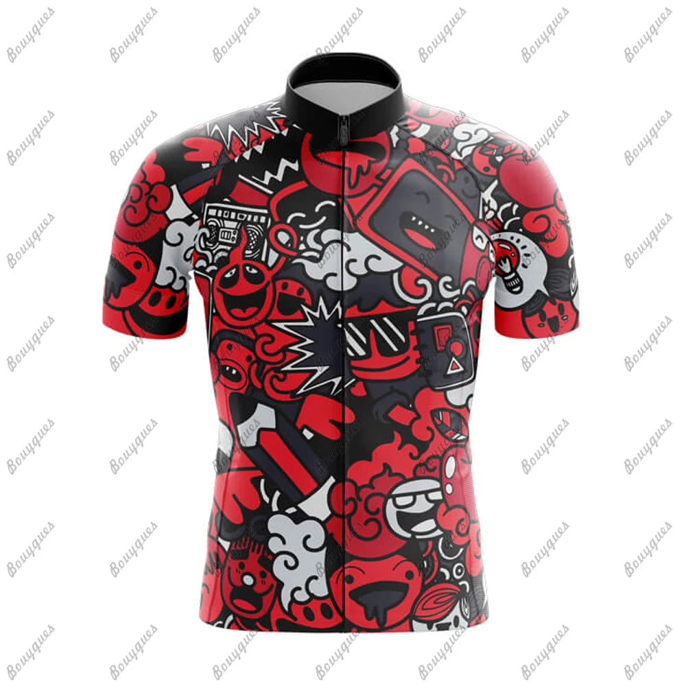 Yowamushi Pedal: Team Men Cycling Jersey MTB Maillot Bike Shirt Downhill Jersey High Quality Pro Team Tricota Mountain Bicycle Clothing