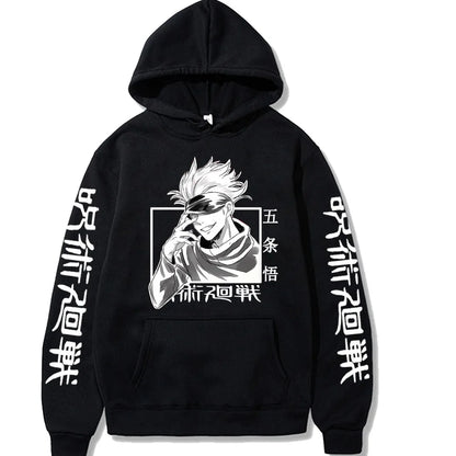 Jujutsu Kaisen:  Satoru Gojo Spell Return Printed Hoodie Sweatshirt Men's and Women's Hoodie Men's Tops Sports Hoodie Y2K Hoodie