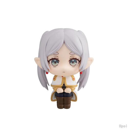Frieren: 🥰 11CM Anime Sousou no Frieren Figure Look Up Doll Fern Cute Model Sitting Posture Toy Collection Aciton Figure Doll