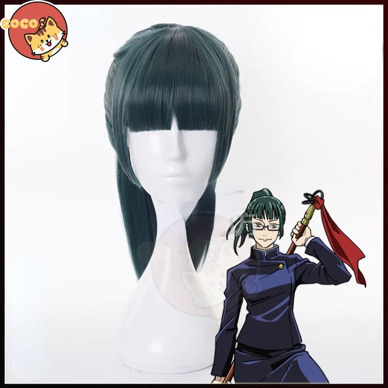 Jujutsu Kaisen: Cosplay Maki Zenin Cosplay Costume with Cosplay Wig