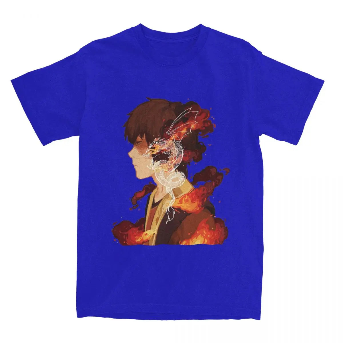 Avatar The Last Airbender: Zuko T-Shirt Men 100%Cotton Short Sleeve Round Neck Summer Tops