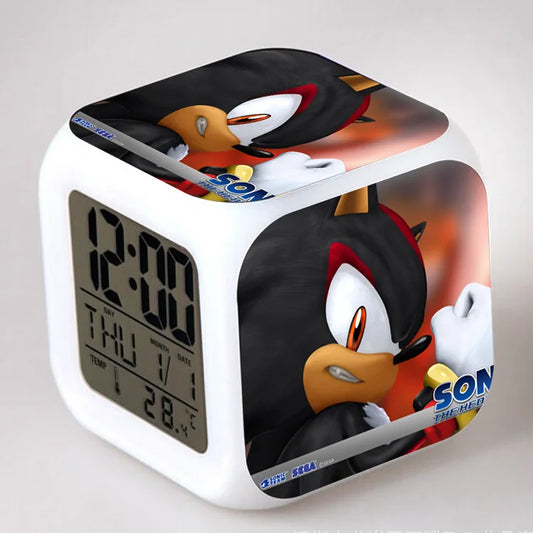 Sonic the Hedgehog: Alarm Clock Creative 8x8x8cm LED Cube with Light Display Time Week Month
