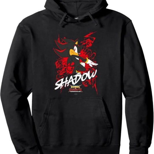 Sonic the Hedgehog: Sonic X Shadow Generations - Shadow Pullover Hoodie  loose comfortable fashionable personalized