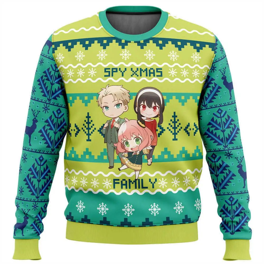 Spy x Family: New Anime Cute Christmas Sweater Men's And Women's Hoodies Fashion Couple Hoodies Sportswear Pullovers Sweater