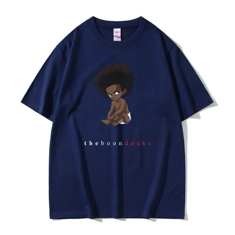 The Boondocks: Graphic Tshirt Funny Men Women Cosplay Rapper The Notorious Big Ready To Die Print T-shirts Biggie Smalls T Shirt