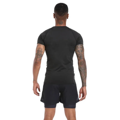 Berserk: Compression T-shirt Men Elastic Tight Sportswear Short-sleeved Gym Bodybuilding Quick-drying Sweatshirt Top S-3XL