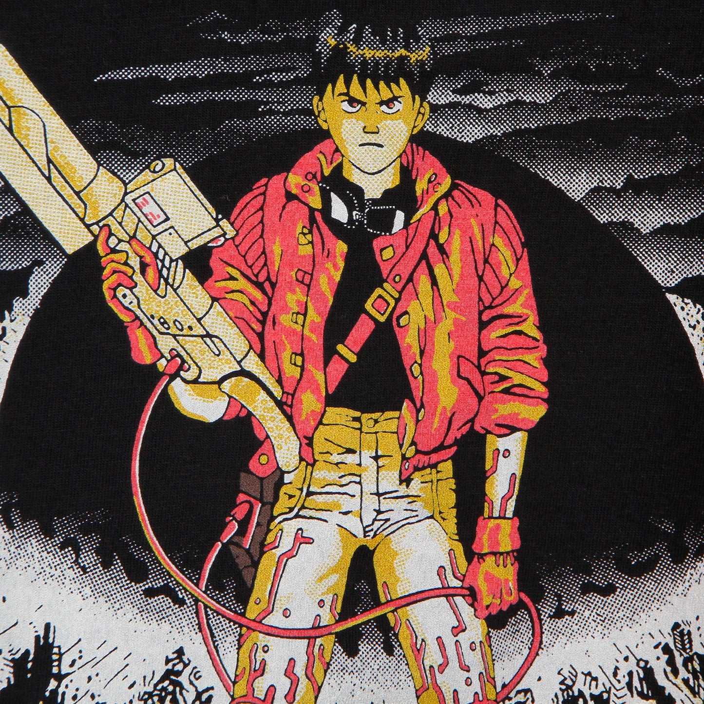 Akira: T-Shirt Neo Tokyo Explosion Otomo Katsuhiro METROPOLIS Memories Anime Cotton Black Tee