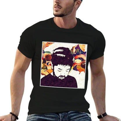 Samuari Champloo: Nujabes Plain (Color) T-Shirt Work Utility Casual Tee Shirt