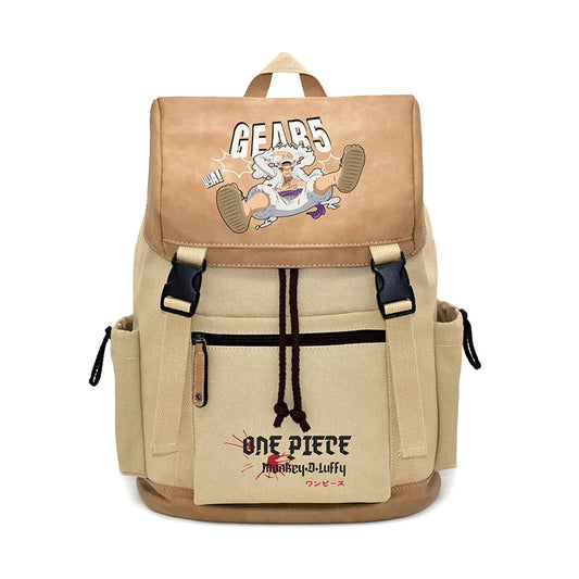 One Piece: Backpack  Surrounding Canvas  High-Capacity Fashion Bag Gifts
