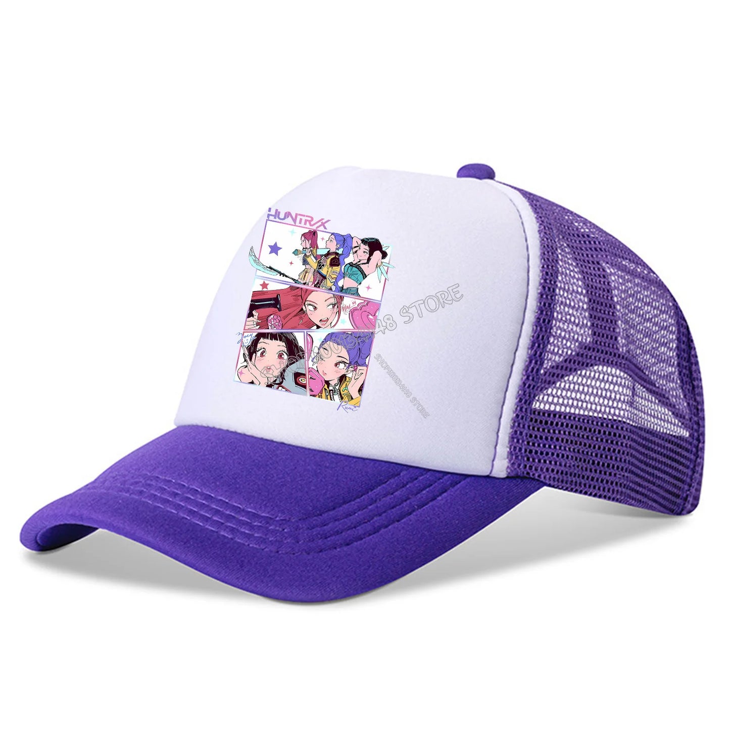 KPop Demon Hunters: Baseball for Cap Kids Adult Purple Sun Hat Fashion Woman Girls Cap Summer Sport Sunbonnet Retro Headgear Gift