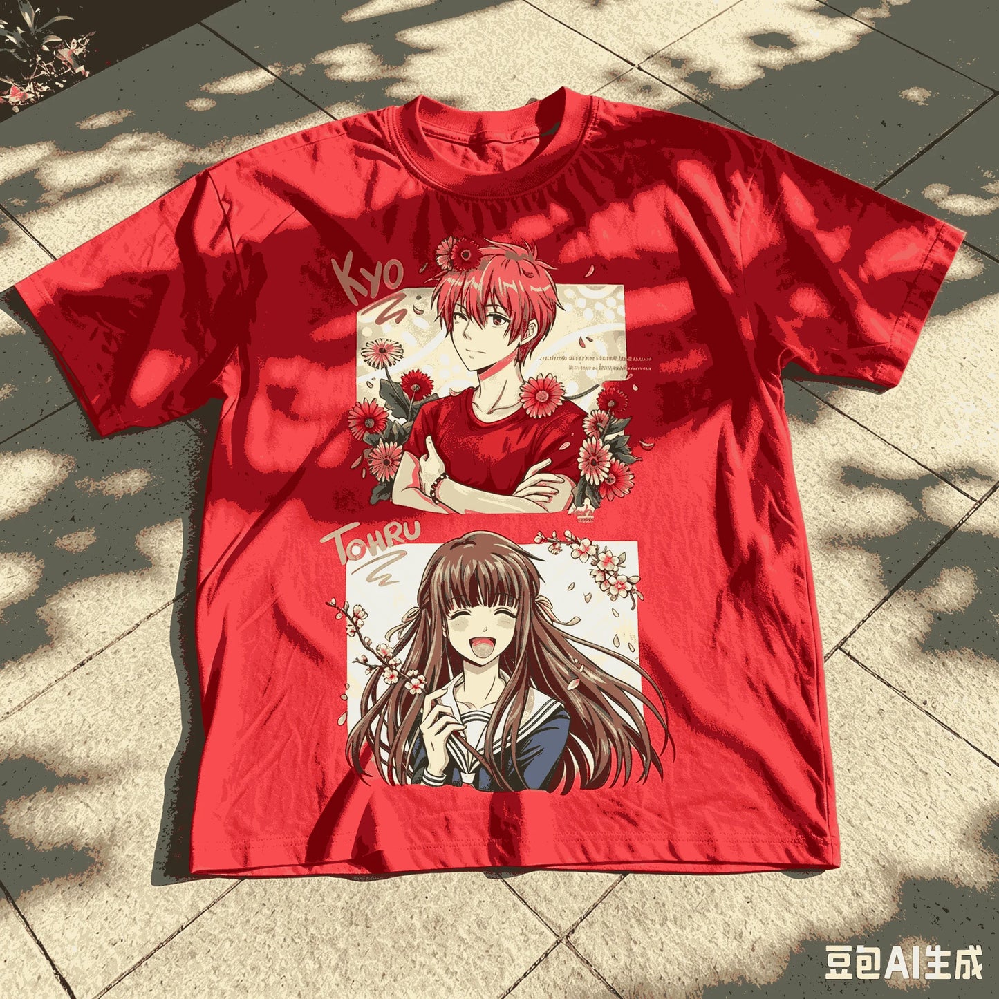 Fruits Basket: Anime Lover T-shirt Oversized Unisex Streetwear Trendy Cotton Print T-shirts for Men Women Fashion Breathable soft