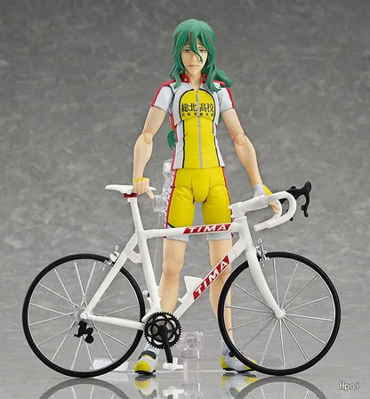 Yowamushi Pedal: Figma#251 GRANDE ROAD Yusuke Makishima 15.5cm PVC Anime Figure Toy Gift Ornament