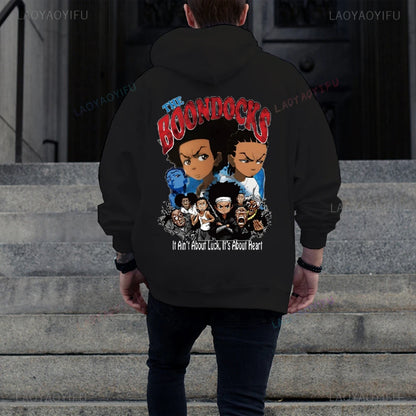The Boondocks: Design Casual Comfort Hoodie Comfortable Personality