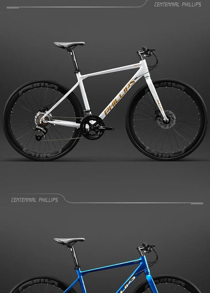 Yowamushi Pedal: 700c Aluminium Alloy Racing Road Bicycles Super light Gravel Road Bickes City Commuting Variable Speed Bicycle 27/30 Speed Bike