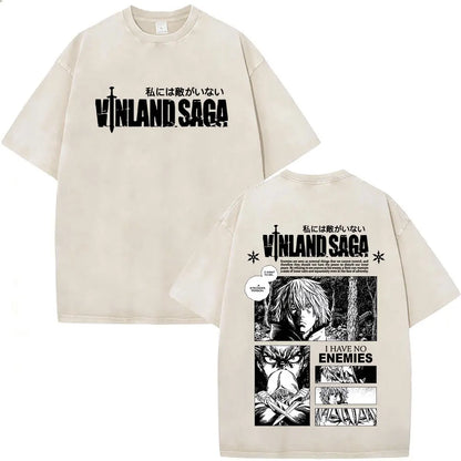 Vinland Saga: Manga Thorfinn Karlsefni T Shirt Men's Women Summer Fashion Casual O-Neck Oversized T-shirts