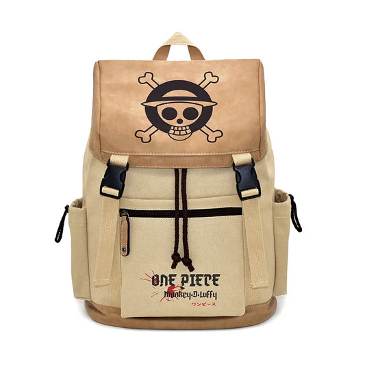 One Piece: Backpack Animation Surrounding Canvas  High-Capacity Fashion Bag Gifts