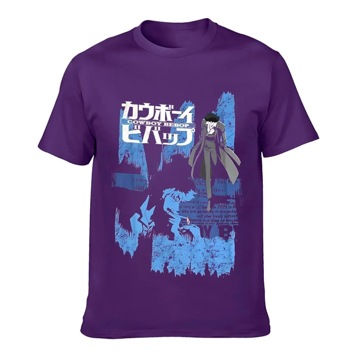 Cowboy Bebop : New Fashion Top Tees Spike Anime Opening Credits Officially Printed heavyweight Sweatshirt Licensed Adult T-Shirt