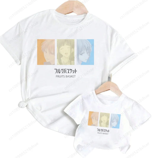 Fruits Basket: Kawaii Kyo Sohma Cartoon Fashion T T-shirt Kids Summer O-Neck Tops Tshirt