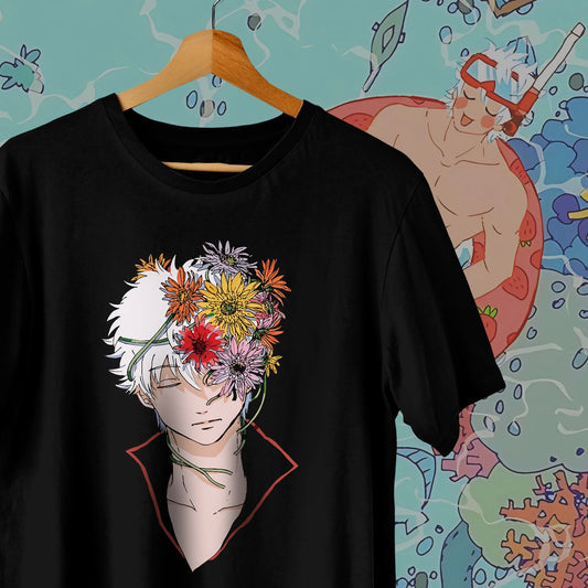Hell's Paradise: Gintama X  Anime Oversized T-shirt Men Women Streetwear Short Sleeve Streetwear Harajuku Y2k Female Male Clothing