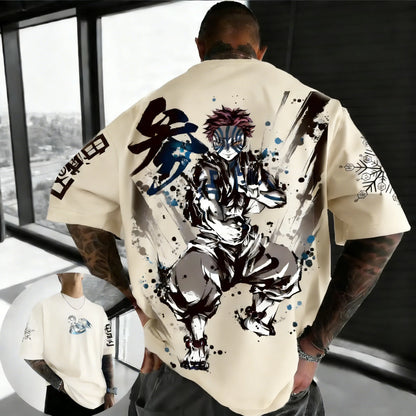 Demon Slayer: Anime Printed Men, Women T-shirt Casual Fashion Harajuku Style Street Wear Y2K