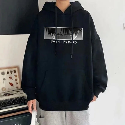 Attack On Titan: Hoodies Levi Ackerman Printed Tops Casual Harajuku Sweatshirts Loose Pullover