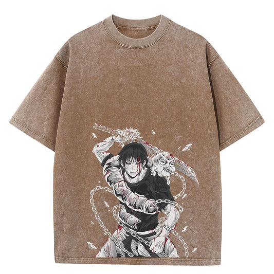 Jujutsu Kaisen: Fushiguro Toji Tshirts Gothic Harajuku Streetwear Summer