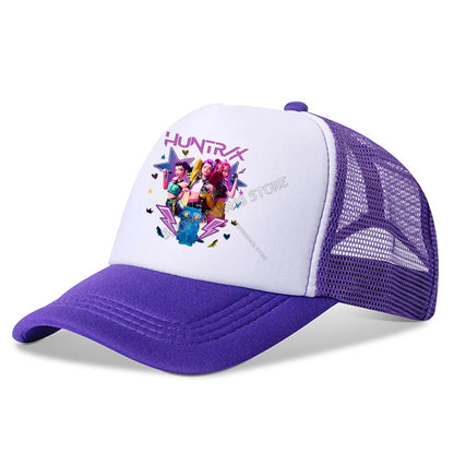 KPop Demon Hunters: Baseball for Cap Kids Adult Purple Sun Hat Fashion Woman Girls Cap Summer Sport Sunbonnet Retro Headgear Gift