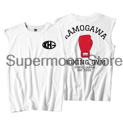 Hajime No Ippo: Kamogawa Boxing Gym Tank Tops Sleeveless Sport Vest Women Men Harajuku Outdoor Sportwear