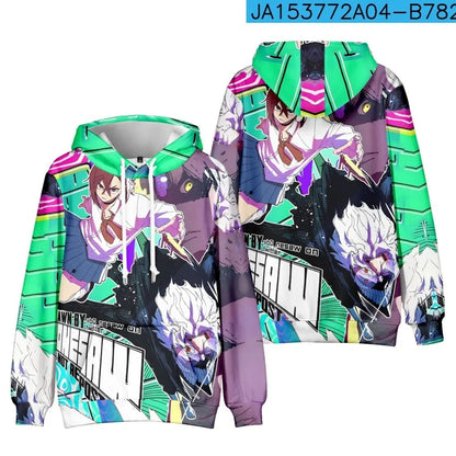 Dandadan: Okarun hooded drawstring pocket sweatshirt men/women harajuku Pullovers Vintage 90s Fashion