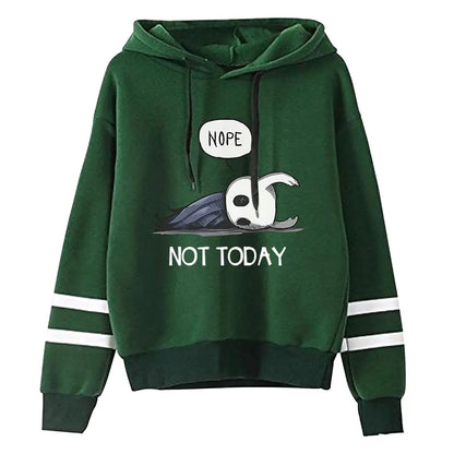 Hollow Knight: Nope Not Today Hoodie Vintage 90s Merch Pullover Merch Tracksuit Hoodie Sweatshirt Fashion Pullover