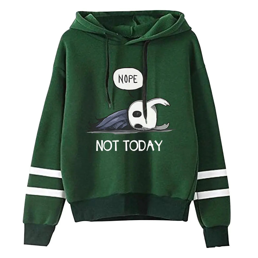 Hollow Knight: Nope Not Today Hoodie Vintage 90s Merch Pullover Merch Tracksuit Hoodie Sweatshirt Fashion Pullover