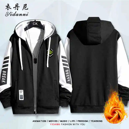 Blue Lock:  Mikage Reo Isagi Yoichi Nagi Seishiro Cosplay Jacket Zipper Hoodie Women Men Fashion Hooded Coat Couple Tops Gift