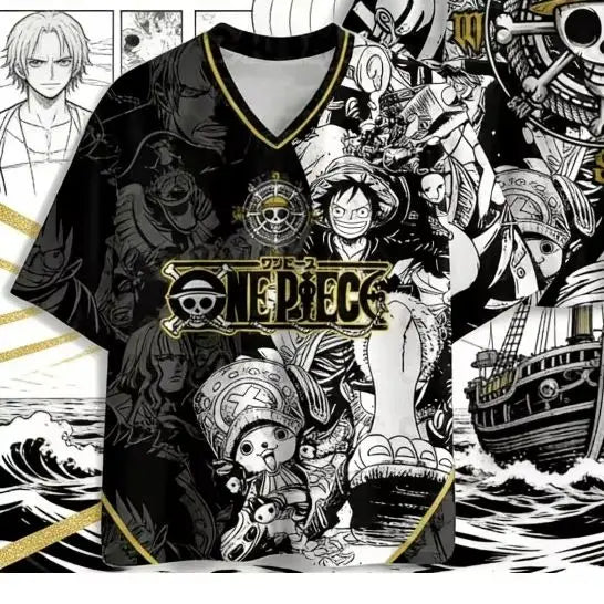 One Piece: Zoro Luffy 3D Quick-Drying T-Shirt Plus Size for Men Women Children's Top Jersey Gift