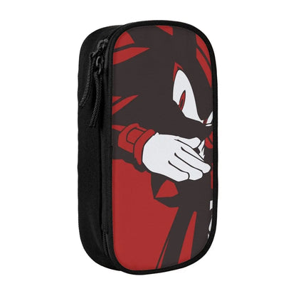 Sonic The Hedgehog: Classic Shadow The Hedgehog Pencil Cases Pencil Pouch Pen for Student Big Capacity Bag Students School Gifts Stationery