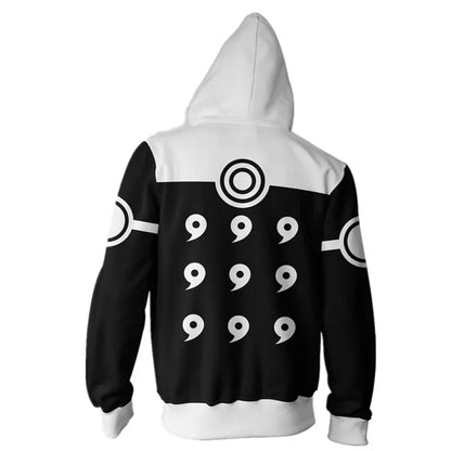 Naruto: Anie Zip Hoodie Jackets Cosplay Clothes Costumes Men Hoodies Sweatshirts Zipper Tops