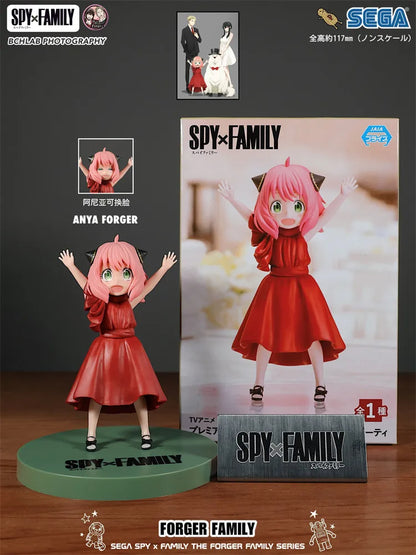 Spy x Family: Official SEGA Toy PM Series CODE White Movie Winter Outfit Statue Model Anya Yor Loid Forger Figure Anime Collectible